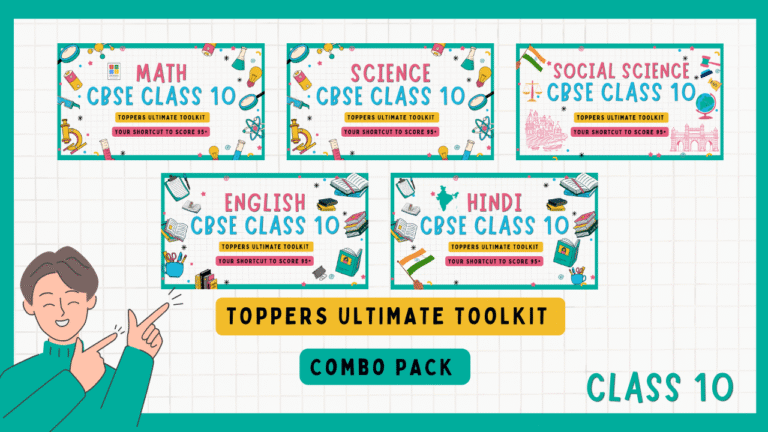 Topper’s Toolkit Combo : Class 10 : 5 Subjects