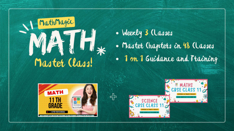MathMagic Master Class – Class 11 CBSE